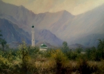 FM 0716 Oil 60x90cm Hatta Mosque Dhs.7000