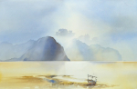 JRH 573_8 Old fishing Dhow Musaandam 66x106Cms Dhs10000